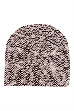 Soft Gallery Beanie -  Silver Pink, AOP Pebbles Mini